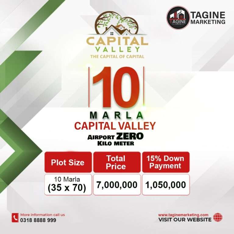Capital Valley Islamabad 10 Marla Payment Plan​