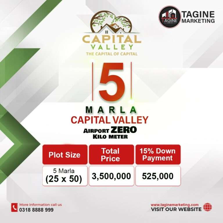Capital Valley Islamabad 5 Marla Payment Plan​