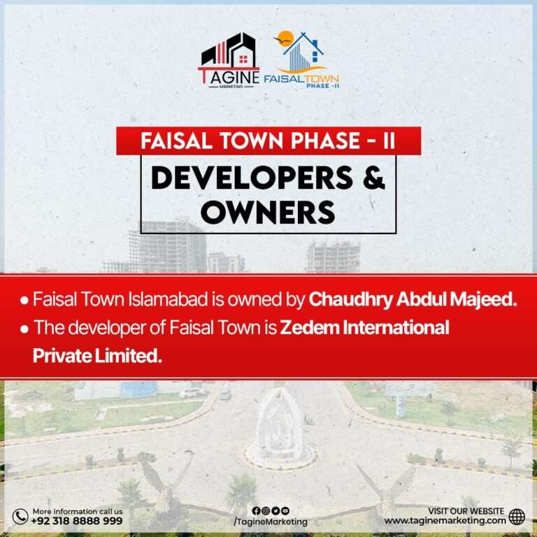 Faisal Town Developers & Owners