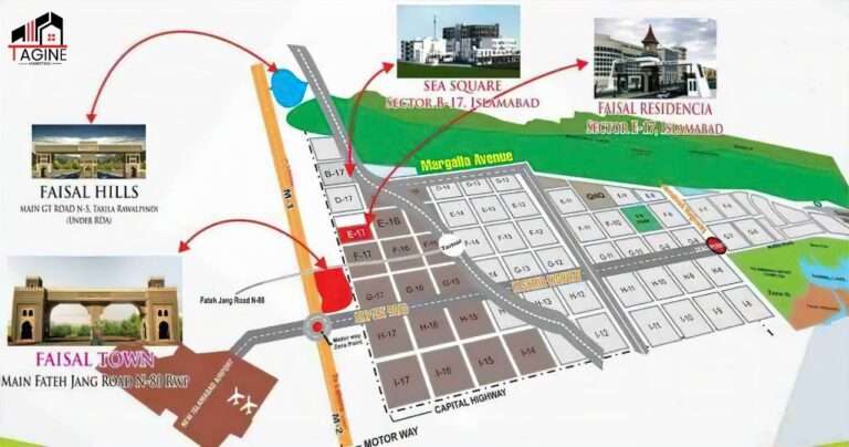 Faisal Town Phase 2 Map